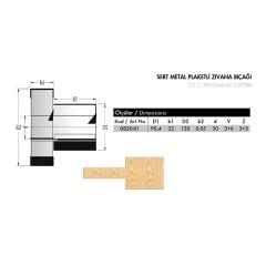 Netmak Zıvana Bıçağı 0820 130mm Z3+3