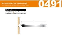 Netmak Alüminyum Kompozit Bıçağı 0491-01 200x10x30 Z20