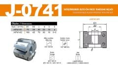 Değiştirilebilir Jiletli Ön Freze Temizleme Bıçağı J-0741-01