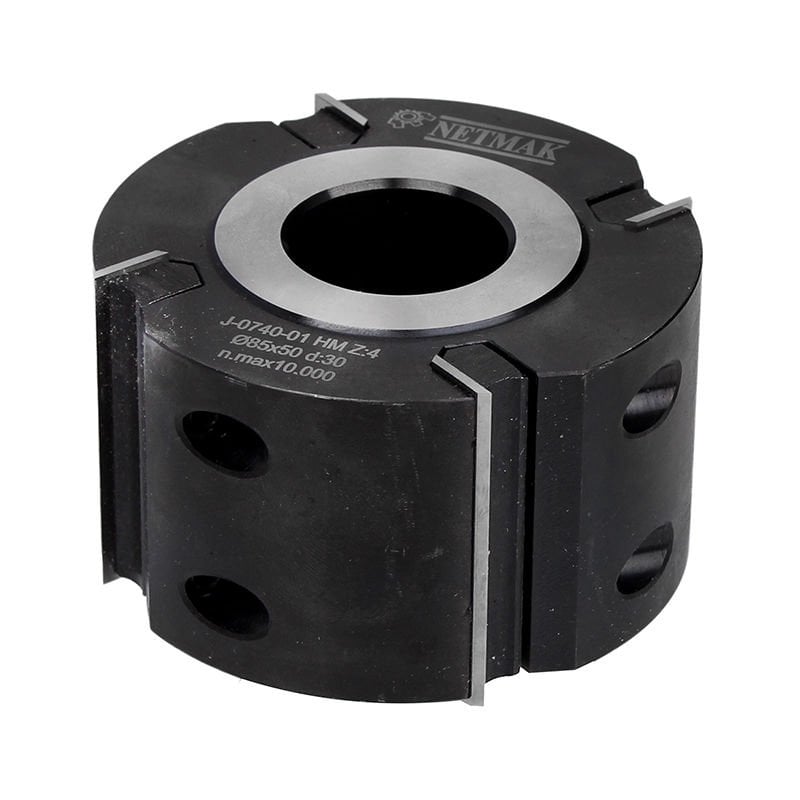 Netmak Değiştirilebilir Jiletli Freze Topları 85x50x30 D=30 Z=4