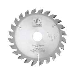 Netmak Sert Metal Plaketli Konik Çizici Testere 125x2.5x2.9/4.6x20 Z=24