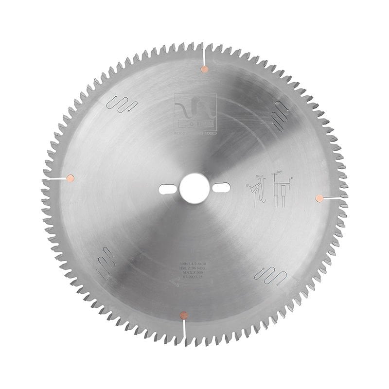Netmak DO' Metaller İçin Sert Plaketli Negatif Dişli Daire Testeresi 300x3.4/2.6x30 Z=96