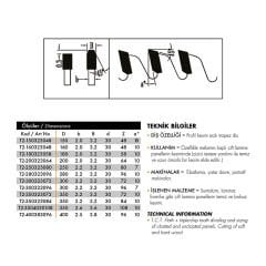 Netmak Sert Metal Plaketli Trp. Dişli Hassas Kesim Testeresi 250x3.2/2.2x30 Z=80